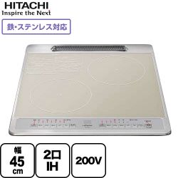 日立 ビルトイン 2口IH IHクッキングヒーター HT-40SC