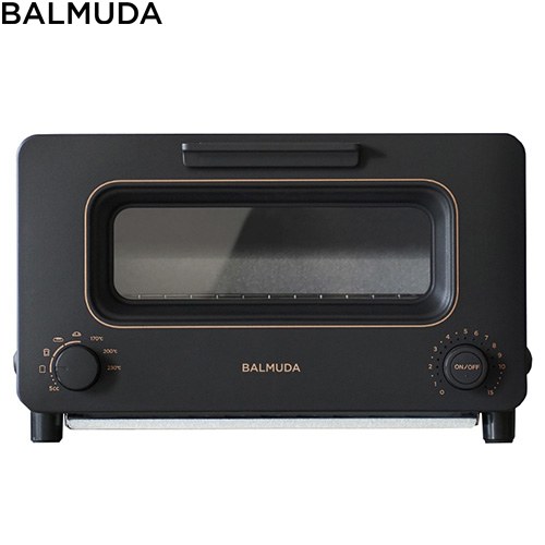 バルミューダ スタンダードモデル BALMUDA The Toaster トースター トースター ピザ（19cm）が丸々1枚焼ける広さ  ブラック ≪K11A-BK≫