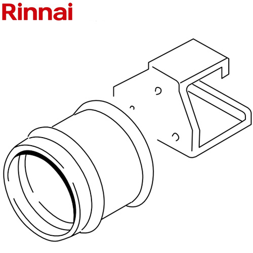 リンナイ アルコーブ扉内アダプタ ガス給湯器部材 品名コード：25-4577  ≪UOP-TAR109≫