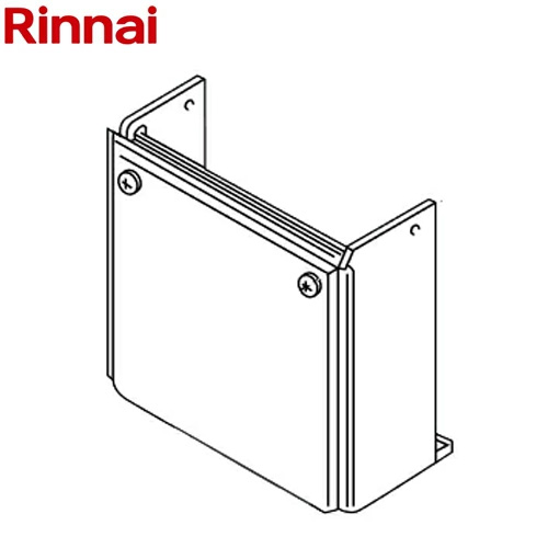 リンナイ 配管カバー ガス給湯器部材 品名コード：26-5687  シャイニーシルバー ≪WOP-M101(K)SS-650≫